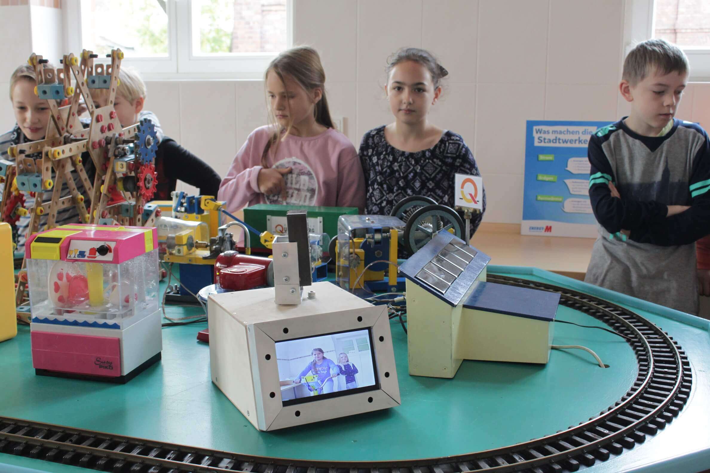 Foto 2 der Schüler/-innen der Grundschule Am Heinrichsplatz zum Projekttag 2017