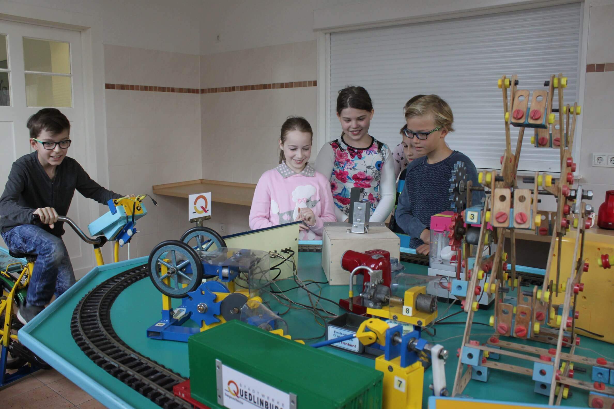 Foto 3 der Schüler/-innen der Grundschule Am Heinrichsplatz zum Projekttag 2017