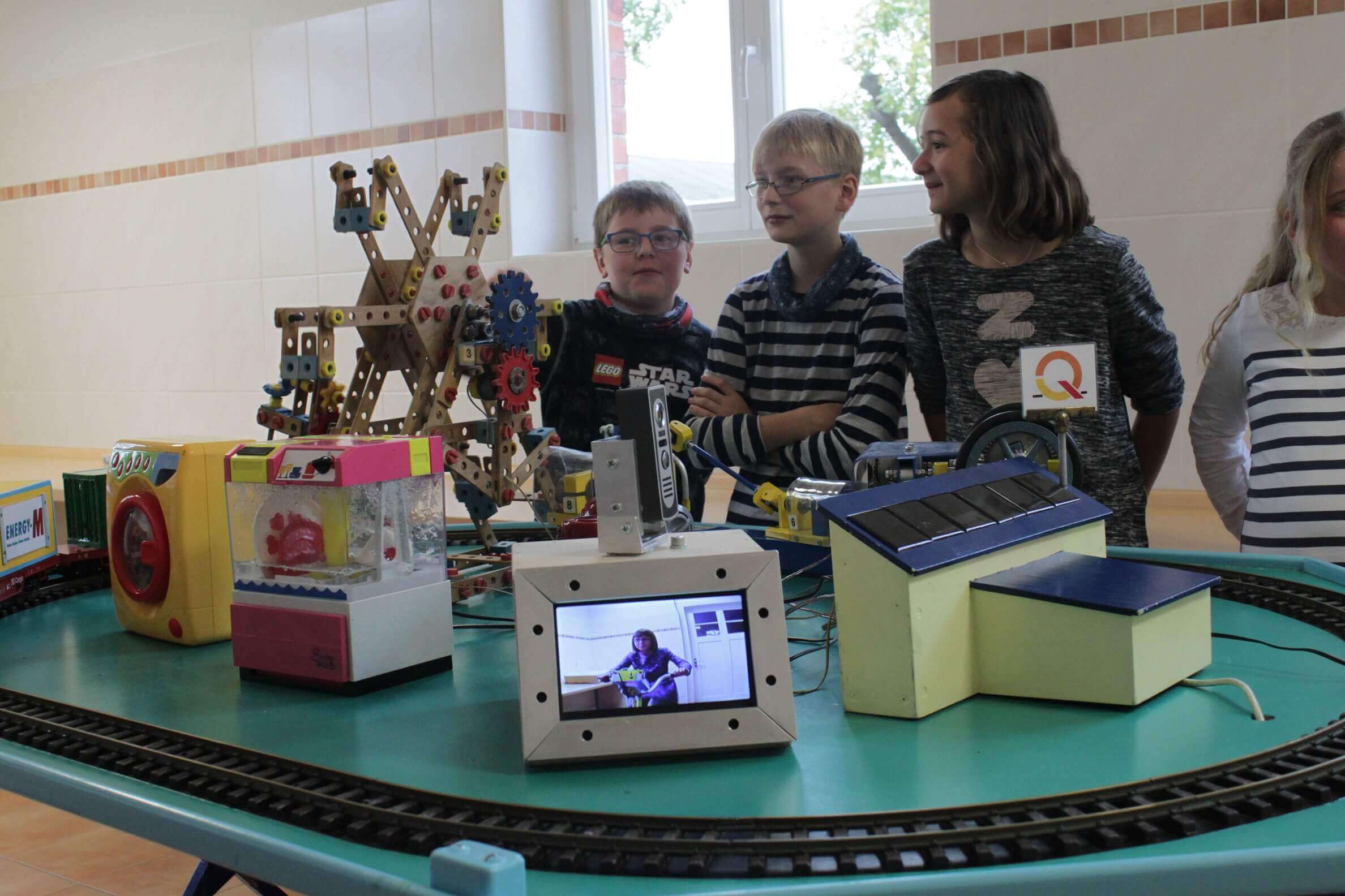 Foto 2 der Schüler/-innen der Marktschule Grundschule zum Projekttag 2017